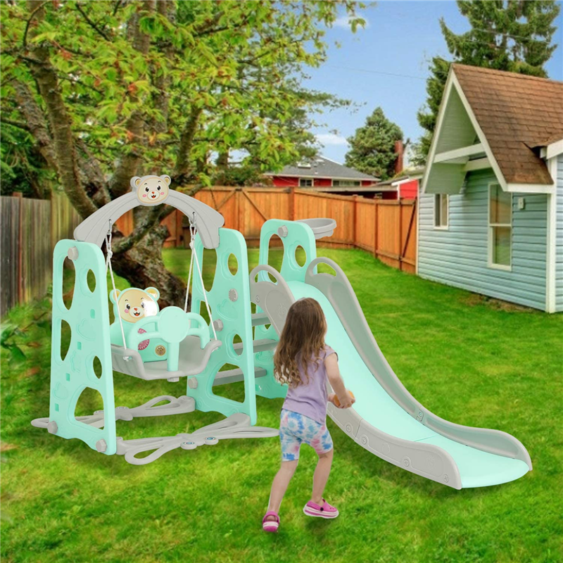 3 slide playset